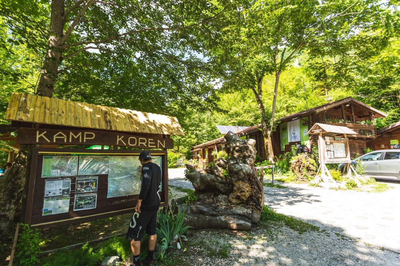 Kamp Koren Kobarid Exteriér fotografie
